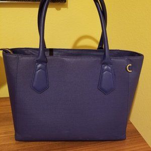 Dagne Dover Classic Signature Tote Dagne Blue